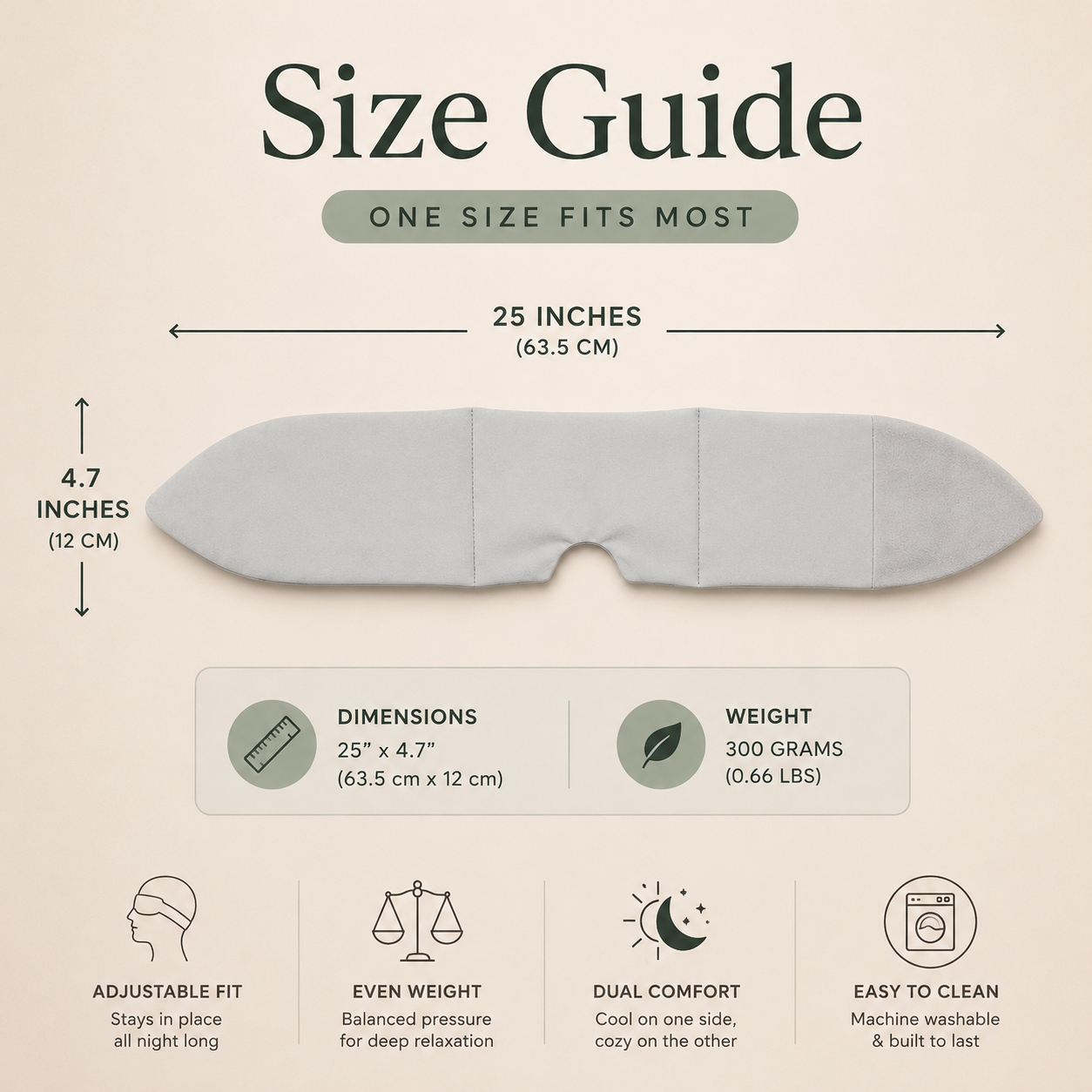 Premium Weighted Sleep Mask